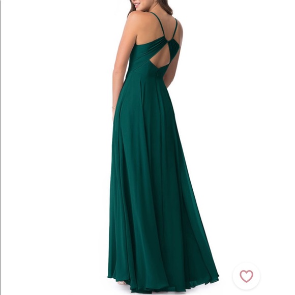 Azazie Avelina in color Pine - Picture 4 of 6